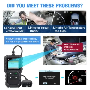 Full OBD2 Car Reader Scanner Multilingual Car Diagnostic Tool