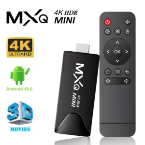 MXQ Mini TV Stick Android 10 Quad Core 4K HD Play Store