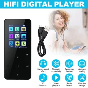 64G Portable Bluetooth Support MP4/MP3 Lossless Music Player