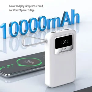 Small Power Bank Pack 10000Mah Fast Charger External Battery For Mobile Phone UK