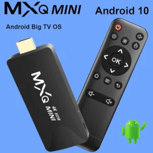 MXQ MINI Android 10 mini TV Stick Quad Core Support 4K HD 2.4G WIFI Smart TV Box