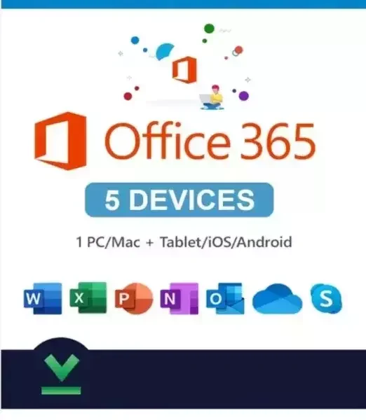Office 365 Pro Plus 5 Devices 100 GB 1 Year Office 365 Pro Plus 5 Devices 100 GB 1 Year